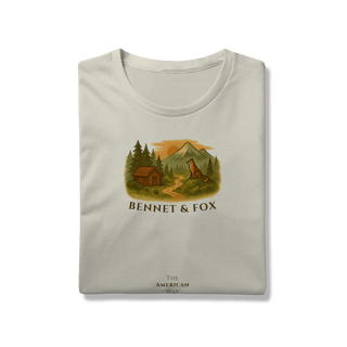 Nome do produto Camiseta Unissex The American Way | Natureza e Liberdade Vintage