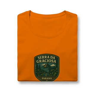 Nome do produto Camiseta Feminina Serra da Graciosa Aventureira | Estrada Cênica Vintage
