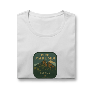 Nome do produto Camiseta Feminina Pico Marumbi Aventureira | Montanhismo Vintage
