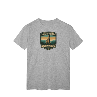 Nome do produto Camiseta Unissex Agulha do Diabo | Escalada Clássica Vintage