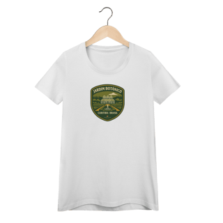 Nome do produto Camiseta Feminina Jardim Botânico Curitiba | Linha Aventureira Vintage