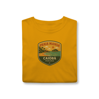 Nome do produto Camiseta Unissex Praia Mansa Caiobá | Litoral Paraná Vintage