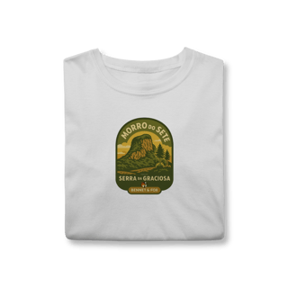 Nome do produto Camiseta Unissex Morro do Sete | Serra da Graciosa Vintage