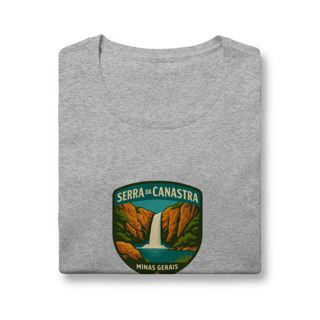 Nome do produto Camiseta Feminina Serra da Canastra Aventureira | Minas Gerais Vintage