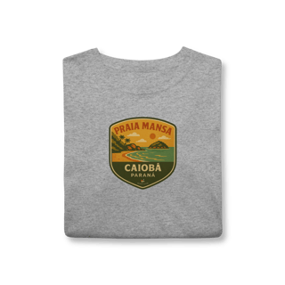 Nome do produto Camiseta Unissex Praia Mansa Caiobá | Litoral Paraná Vintage