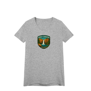 Nome do produto Camiseta Feminina Serra da Canastra Aventureira | Minas Gerais Vintage