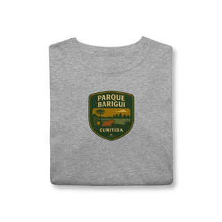 Nome do produto Camiseta Unissex Parque Barigui Curitiba | Linha Clássica Vintage