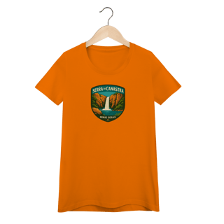 Nome do produto Camiseta Feminina Serra da Canastra Aventureira | Minas Gerais Vintage