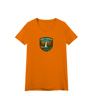 Nome do produto Camiseta Feminina Serra da Canastra Aventureira | Minas Gerais Vintage