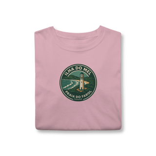 Nome do produto Camiseta Unissex Ilha do Mel | Farol das Conchas Vintage