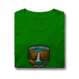 Nome do produto Camiseta Feminina Serra da Canastra Aventureira | Minas Gerais Vintage