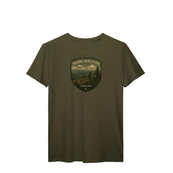 Camiseta Trilha Morro Araçatuba | A Montanha Mais Fria do Paraná