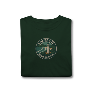Nome do produto Camiseta Unissex Ilha do Mel | Farol das Conchas Vintage
