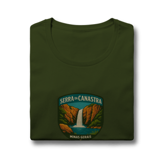 Nome do produto Camiseta Feminina Serra da Canastra Aventureira | Minas Gerais Vintage