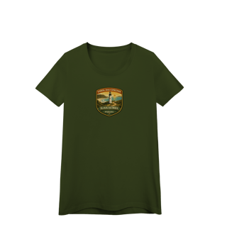 Nome do produto Camiseta Feminina Ilha do Mel | Farol das Conchas - Paraná