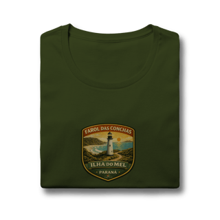 Nome do produto Camiseta Feminina Ilha do Mel | Farol das Conchas - Paraná