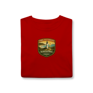 Nome do produto Camiseta da Ilha do Mel | Farol das Conchas