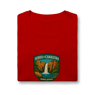 Nome do produto Camiseta Feminina Serra da Canastra Aventureira | Minas Gerais Vintage
