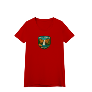 Nome do produto Camiseta Feminina Serra da Canastra Aventureira | Minas Gerais Vintage