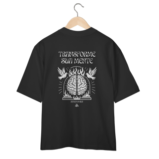 Nome do produto T-Shirt Oversized - Transforme sua mente/Metanoia