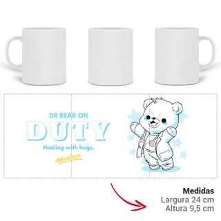 Nome do produto Caneca - Pediatria: Dr. Bear