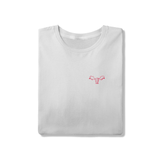 Camiseta - GO: minimalista Feminino Branca M