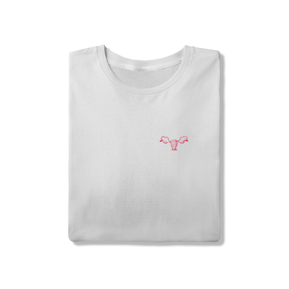 Camiseta - GO: minimalista Feminino Branca M