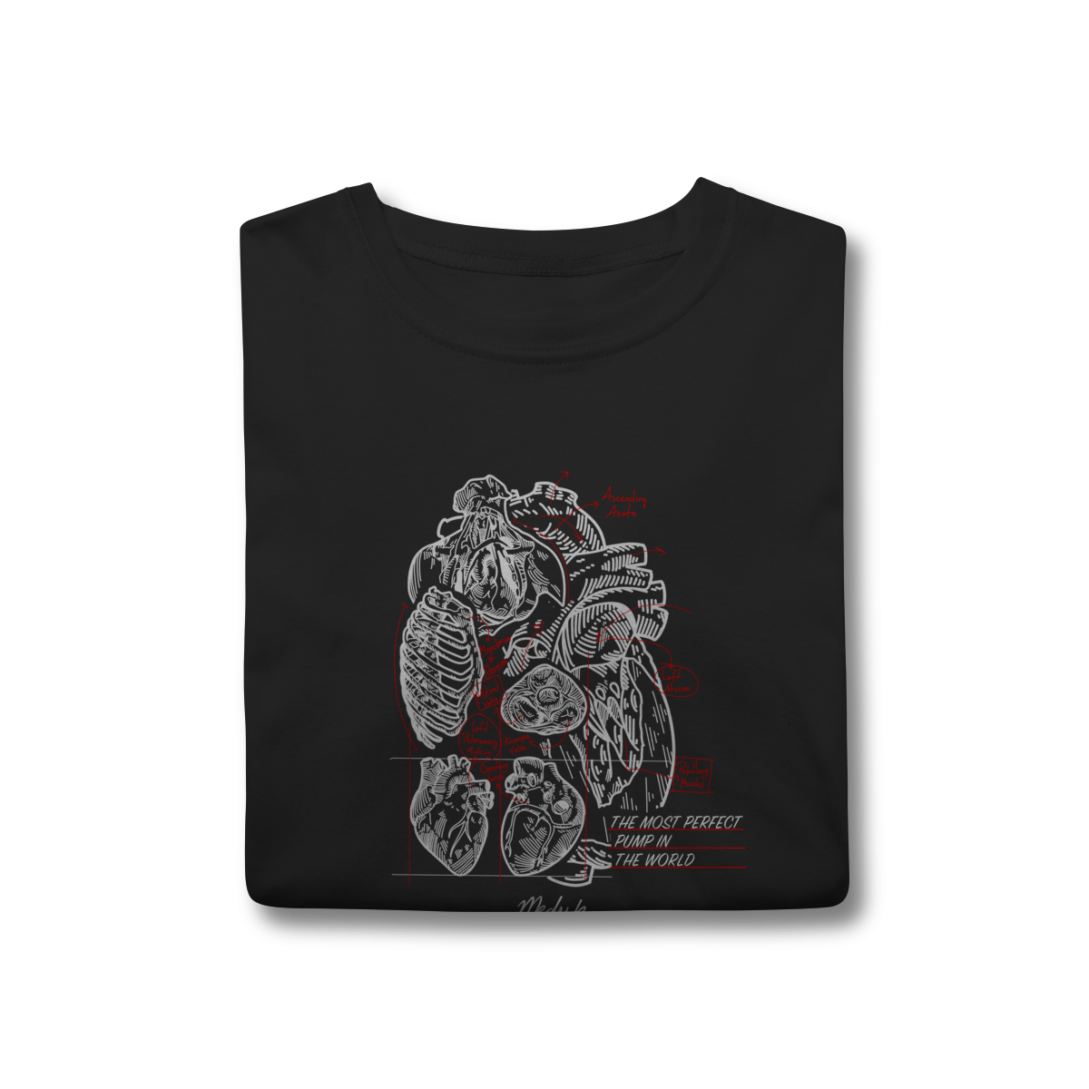Nome do produto: Camiseta - Coração Anatomico