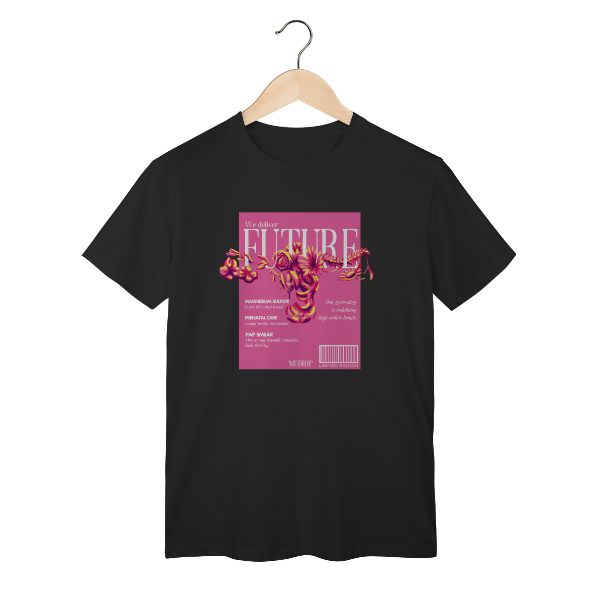 Nome do produto: Camiseta - GO: We Deliver Future Feminino Preta G