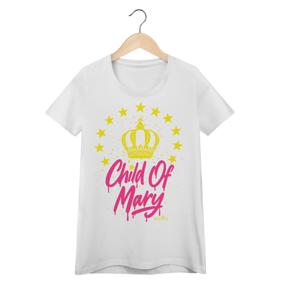 Camiseta Child Of Mary Stars Baby Look