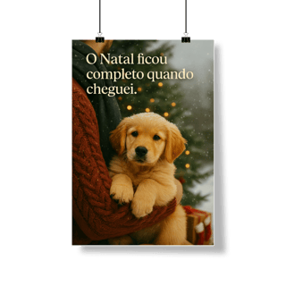 Nome do produto Poster Natal Pet