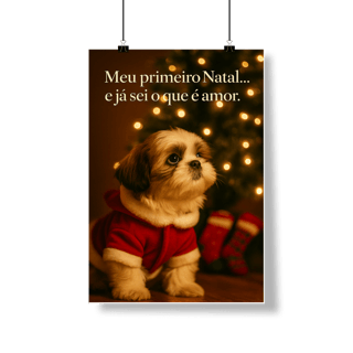 Nome do produto Poster Natal Pet