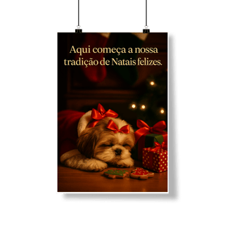 Nome do produto Poster Natal Pet