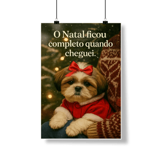 Nome do produto Poster Natal Pet