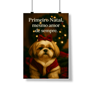 Nome do produto Poster Natal Pet
