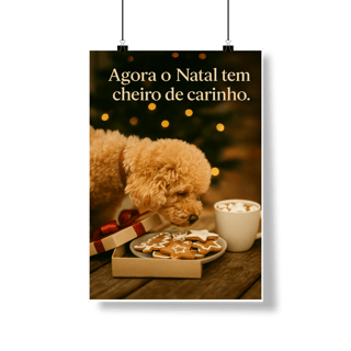 Nome do produto Poster natal Pet