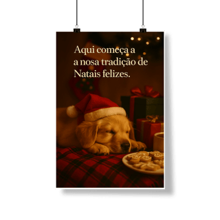 Nome do produto Poster Natal Pet