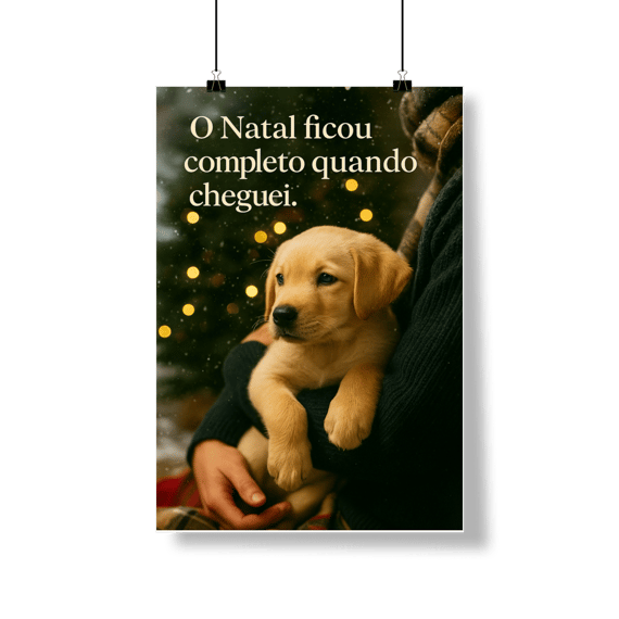 Poster natal pet