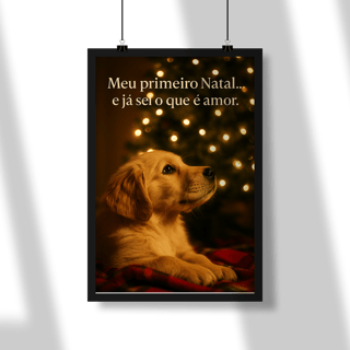 Nome do produto Poster Natal Pet