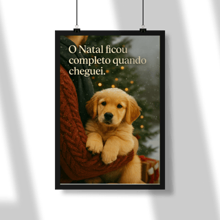 Nome do produto Poster Natal Pet