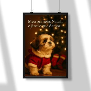 Nome do produto Poster Natal Pet