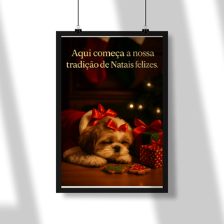 Nome do produto Poster Natal Pet