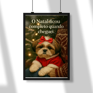 Nome do produto Poster Natal Pet