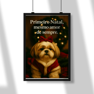Nome do produto Poster Natal Pet