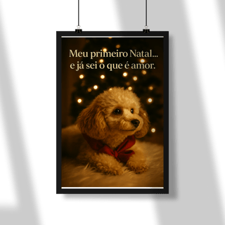 Nome do produto Poster Natal Pet