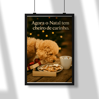 Nome do produto Poster natal Pet