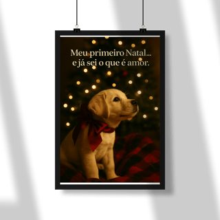Nome do produto Poster Natal Pet