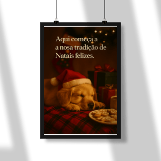 Nome do produto Poster Natal Pet