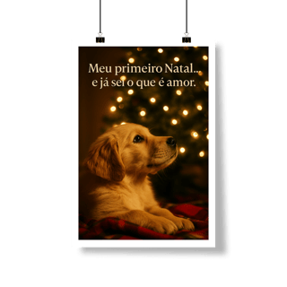 Nome do produto Poster Natal Pet
