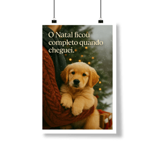 Nome do produto Poster Natal Pet
